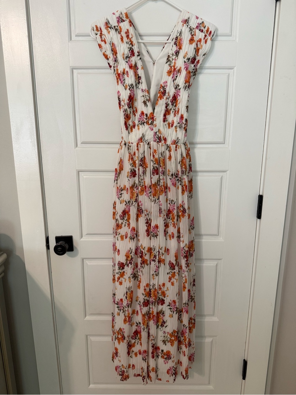 Aje. Becoming Bow Back Dress in Flora Natura